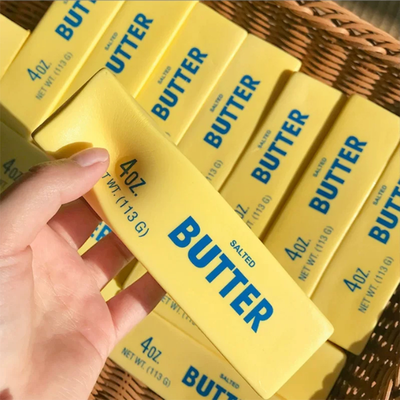 Novelty Gifts - Yumuşak Tereyağı Şeklinde Stres Topu, Yavaşça
