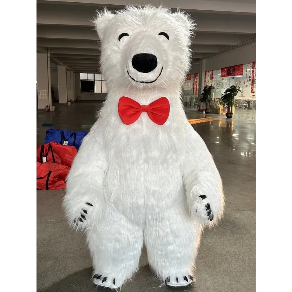 Dev Beyaz Kutup Maskotu Şişme  - Costumes incelemesi ve fiyatı
