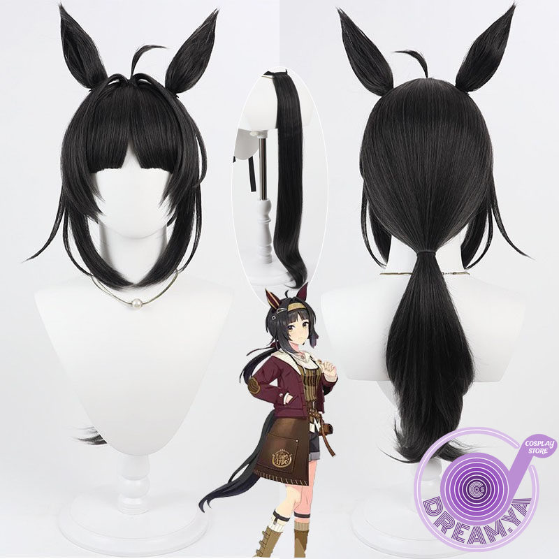 Logotype Cosplay Peruk Uma Mus - Anime Cosplay Wig Heat Resistant incelemesi ve fiyatı